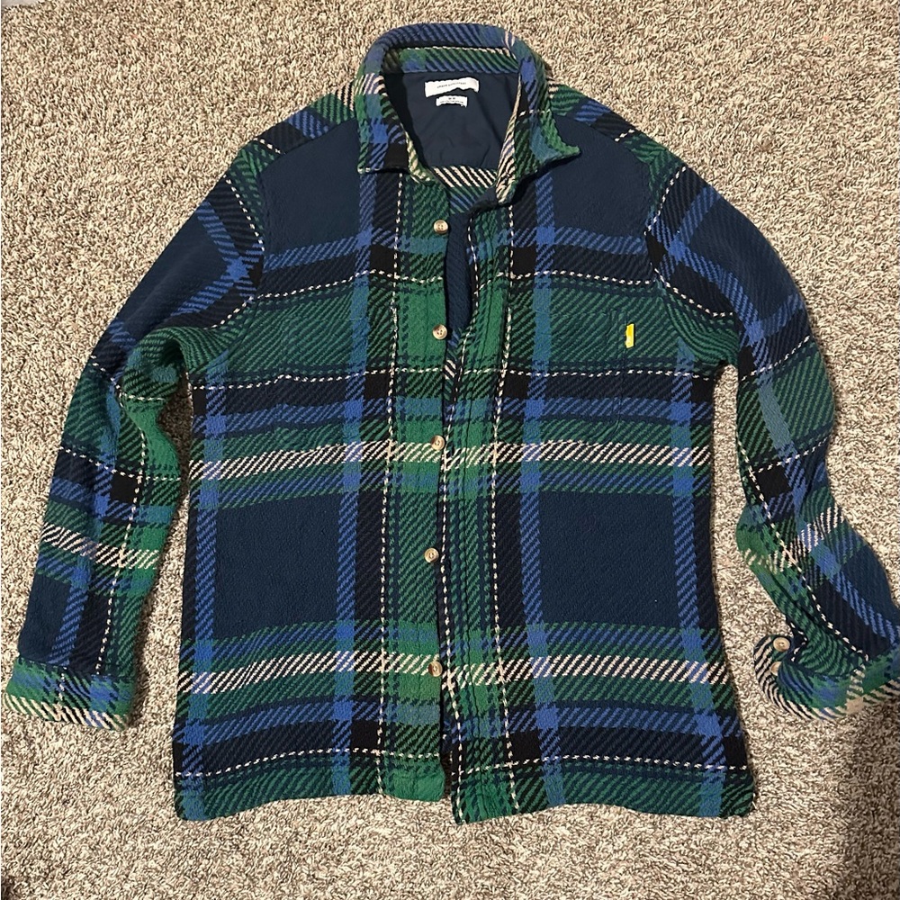 Urban Outfitter Knitted Flannel Blue